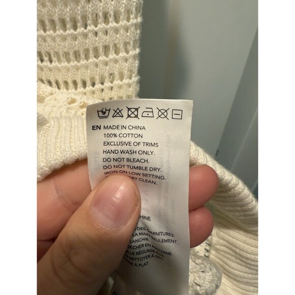 Varley Corvallis Short Sleeve Knit Womens Sweater Shirt  Drawcord Size XS - Picture 5 of 7